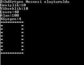 C# ile Metod ve Property Örneği